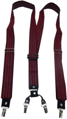 

Navaksha Y- Back Suspenders for Men(Maroon)