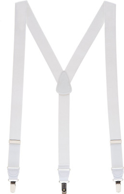 

Eccellente Y- Back Suspenders for Men(White)