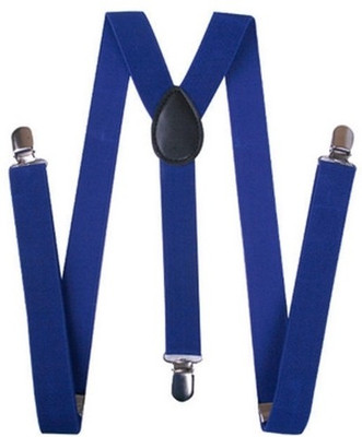 

A&S Y- Back Suspenders for Men(Blue)
