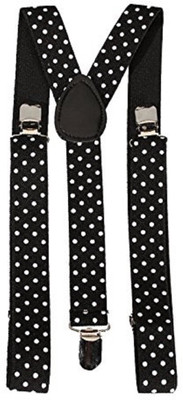 

ZACHARIAS Y- Back Suspenders for Men, Boys(Black)