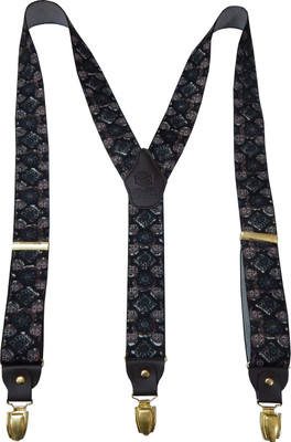 

Navaksha Y- Back Suspenders for Men(Brown)