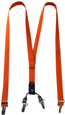 

Navaksha Y- Back Suspenders for Men(Orange)