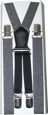 

Unifashionate Y- Back Suspenders for Men(Black)