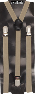 

Eccellente Y- Back Suspenders for Men(Beige)
