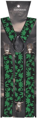 

Tiekart Y- Back Suspenders for Men(Green)