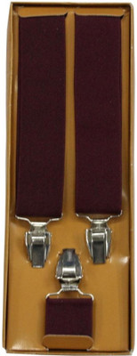 

Romano Y- Back Suspenders for Men(Maroon)