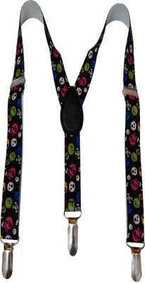 

Navaksha Y- Back Suspenders for Boys(Black)