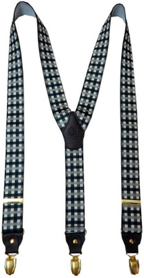

Navaksha Y- Back Suspenders for Men(Black)