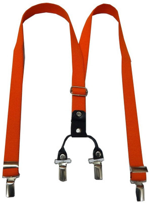 

Navaksha Y- Back Suspenders for Men(Orange)