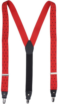 

Alvaro Castagnino Y- Back Suspenders for Men(Red)