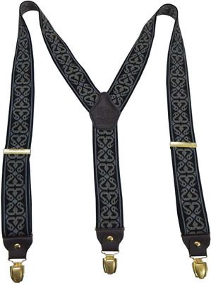 

Navaksha Y- Back Suspenders for Men(Black)