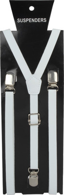 

Eccellente Y- Back Suspenders for Men(White)