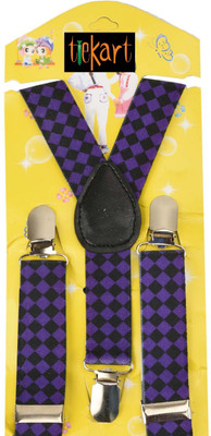 tiekart Y- Back Suspenders for Boys(Purple) tiekart Y- Back Suspenders for Boys(Purple)