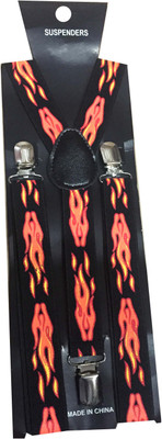 

Fancy Steps Y- Back Suspenders for Men(Black)