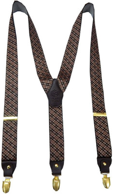 

Navaksha Y- Back Suspenders for Men(Brown)