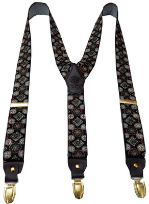 

Navaksha Y- Back Suspenders for Men(Black)