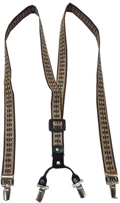 

Navaksha Y- Back Suspenders for Men(Brown)
