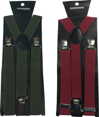 

atyourdoor Y- Back Suspenders for Men(Multicolor)