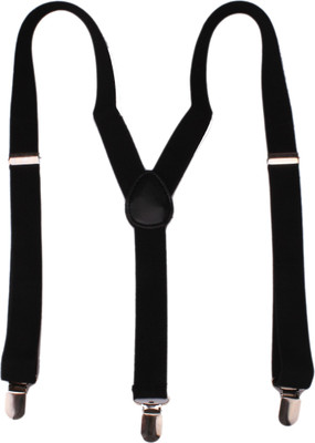 

Eccellente Y- Back Suspenders for Men(Black)