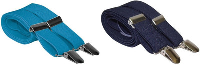

Civil Outfitters Y- Back Suspenders for Men(Blue)