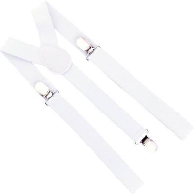 

Modish Era Collection Y- Back Suspenders for Men(White)
