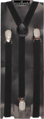 

Eccellente Y- Back Suspenders for Men(Black)