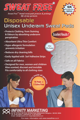 

Sweat Free SF 12 Sweat Pads