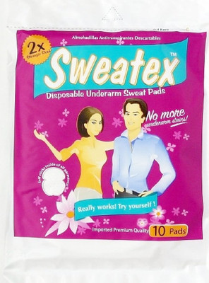 Sweatex (1 Pack with 10 sweat pads) Sweat Pads