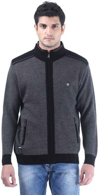 

Consul Striped Turtle Neck Casual Men Black, Grey Sweater