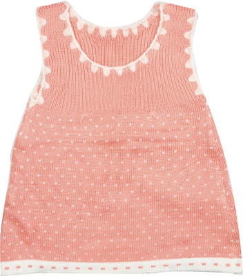 17% OFF on Camey Solid Round Neck Casual Baby Girls Pink Sweater 17% OFF on Camey Solid Round Neck Casual Baby Girls Pink Sweater