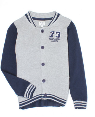 

Pepe Jeans Solid Round Neck Casual Boys Grey Sweater