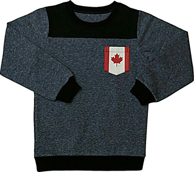 

Bobjunior Solid Round Neck Casual Boys Black, Red Sweater