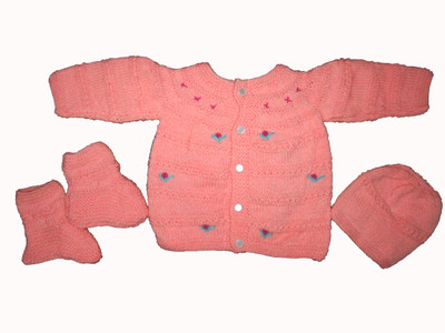 

Ishu Woven Round Neck Casual Baby Boys & Baby Girls Red Sweater