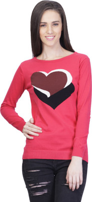 

Kalt Self Design Round Neck Casual Women Multicolor Sweater
