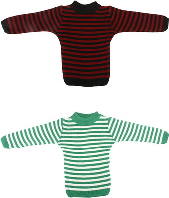 35% OFF on Knitco Striped Turtle Neck Casual Boys Green, Red Sweater 35% OFF on Knitco Striped Turtle Neck Casual Boys Green, Red Sweater