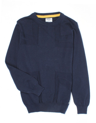 

Pepe Jeans Solid Round Neck Casual Boys Dark Blue Sweater, Navy