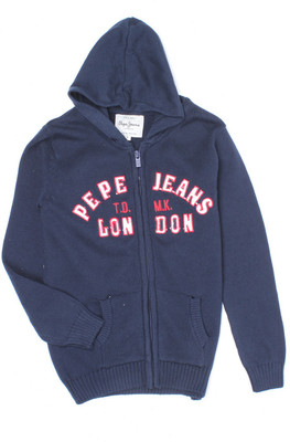 

Pepe Jeans Solid Round Neck Casual Boys Dark Blue Sweater, Navy