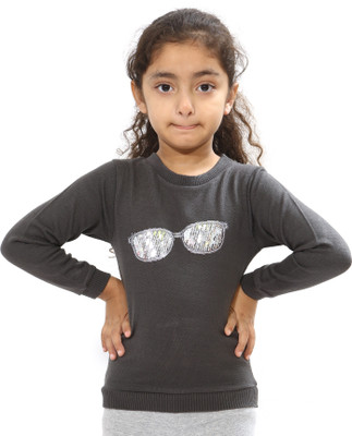 42% OFF on Bio Kid Solid Round Neck Casual Girls Grey Sweater 42% OFF on Bio Kid Solid Round Neck Casual Girls Grey Sweater