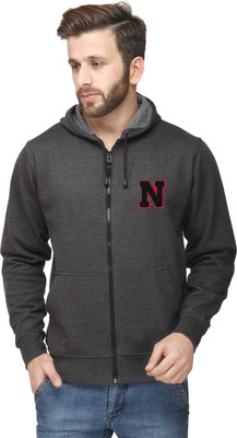 

Scott International Full Sleeve Solid Men's Sweatshirt, Charcoal