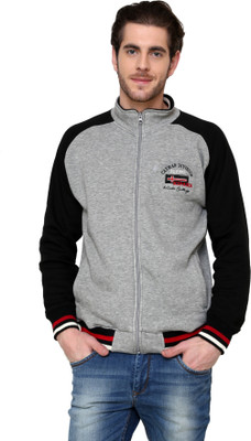 Cayman Full Sleeve Solid Men Sweatshirt
