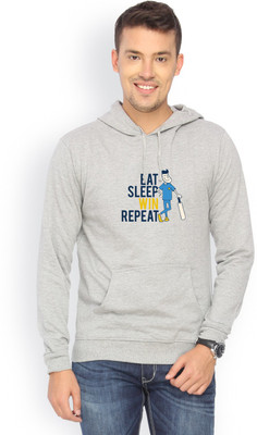 

Campus Sutra Full Sleeve Printed Men Sweatshirt, Grey