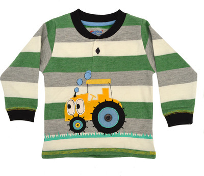

Pepito Full Sleeve Striped Baby Boys Sweatshirt, Green