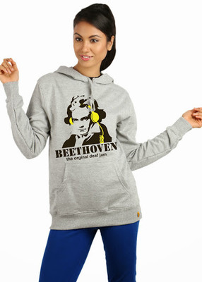 

Campus Sutra Full Sleeve Printed Women Sweatshirt, Grey