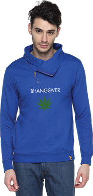 

Campus Sutra Full Sleeve Printed Men Sweatshirt, Royal blue