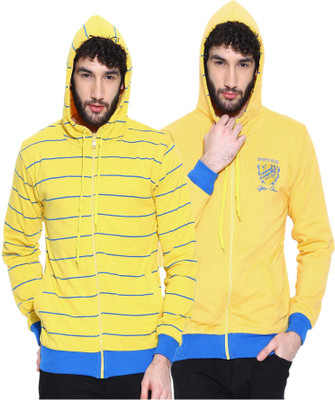 

Sports 52 Wear Full Sleeve Solid Men's Reversible Sweatshirt, Yellow