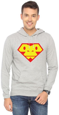 

Campus Sutra Full Sleeve Printed Men Sweatshirt, Grey