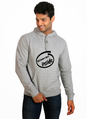 

Campus Sutra Full Sleeve Printed Men Sweatshirt, Grey