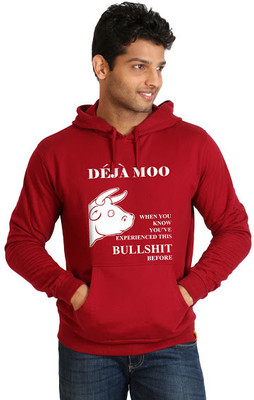 

Campus Sutra Full Sleeve Printed Men Sweatshirt, Maroon