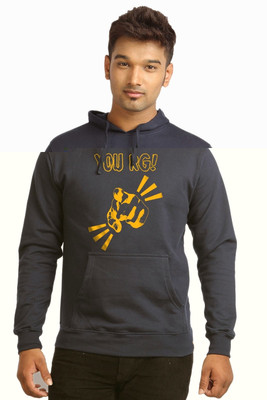 

Campus Sutra Full Sleeve Printed Men Sweatshirt, Blue