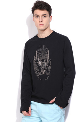 levi's full sleeve printed men's sweatshirt